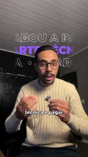 Texto correndo atrás