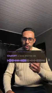 Barra de transcrição